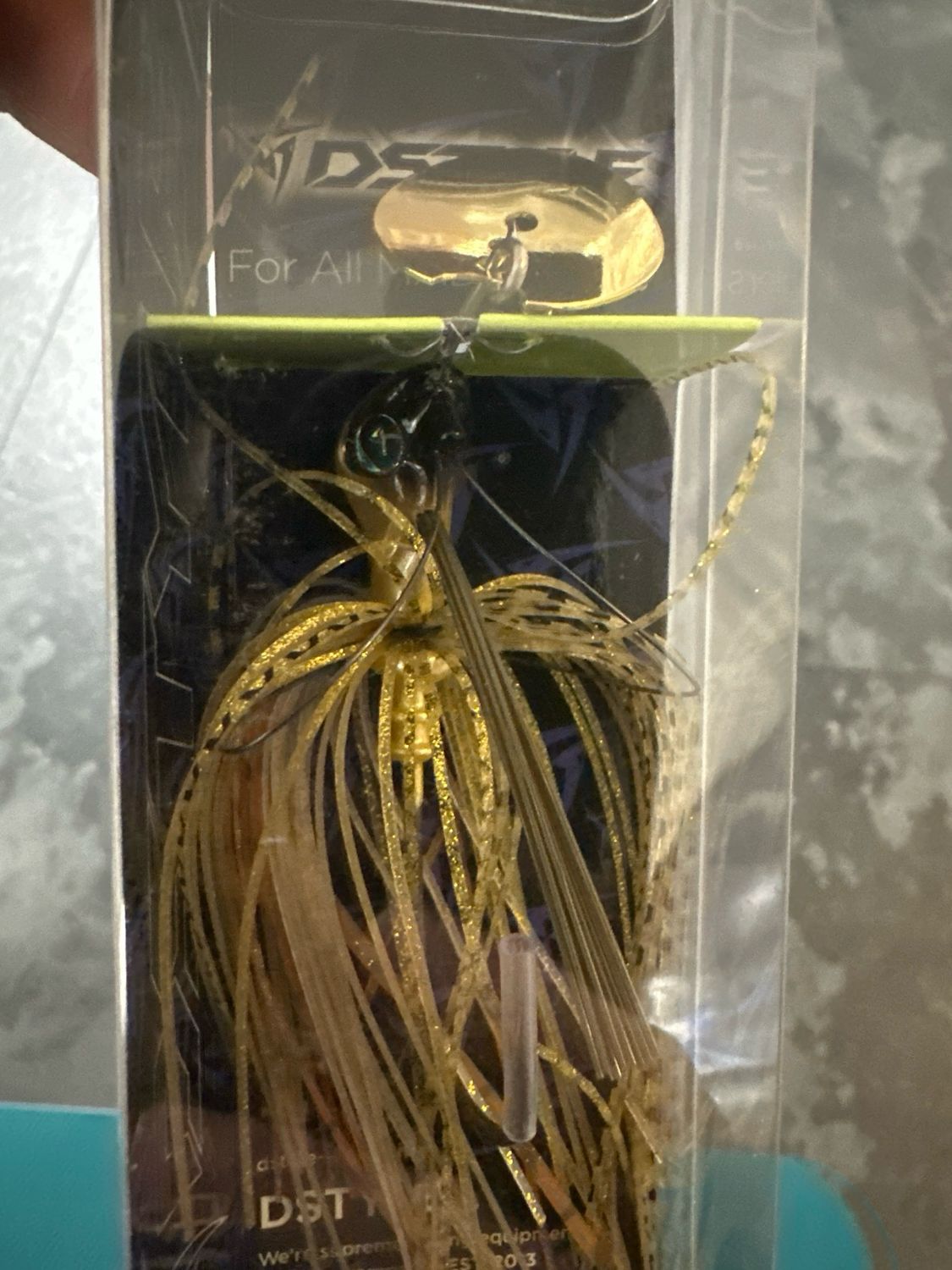 DStyle Da-Blade Chatterbait #4 Kinkuro 3/8oz Power Type Bladed Swim Jig