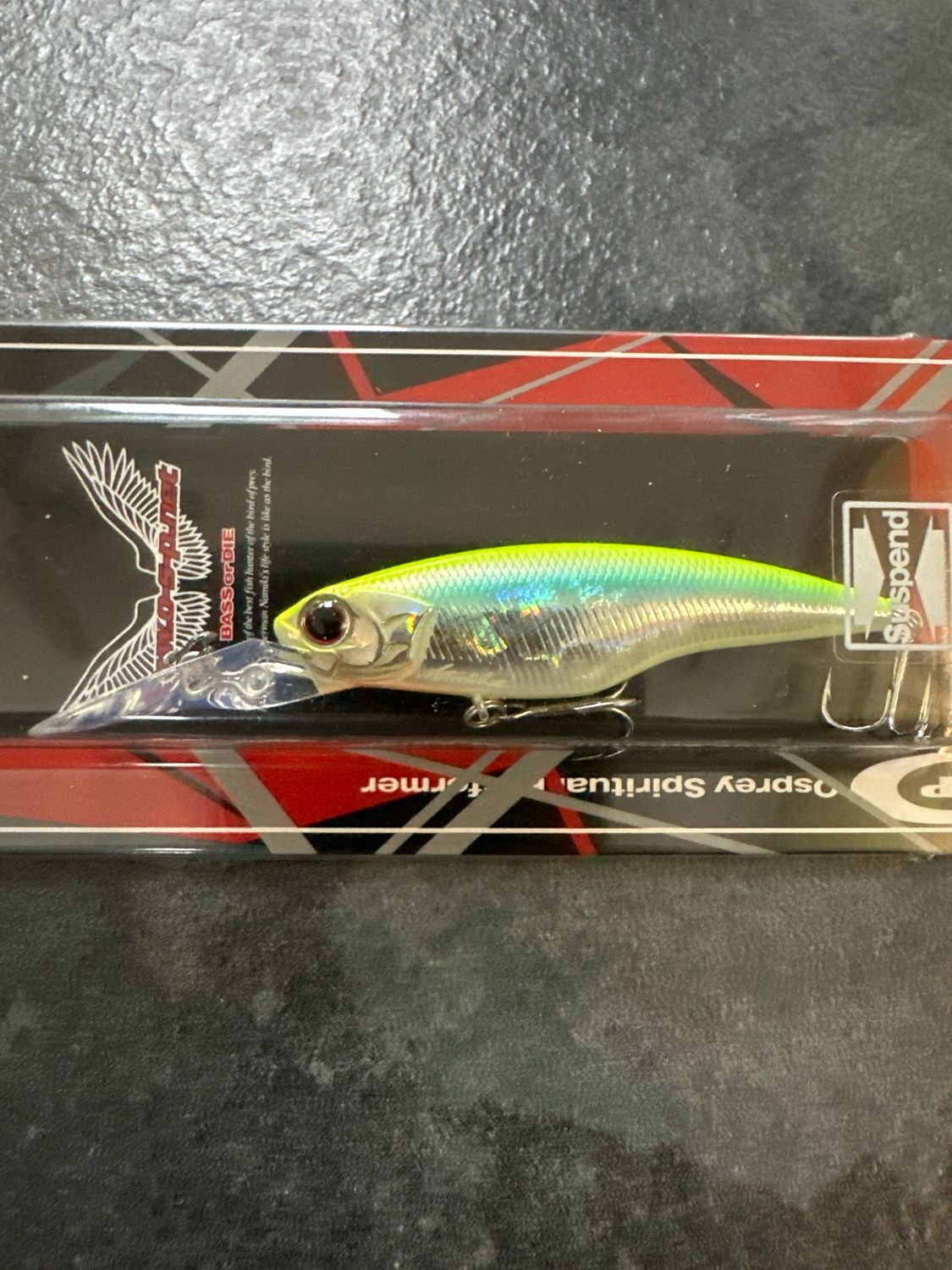 OSP High Cut HH-64 Chart Back Crystal 60mm 5.3g Suspending Jerkbait