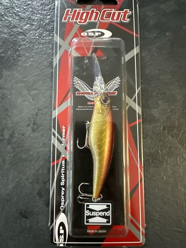 OSP High Cut PGF-48 GF Spawn Red 60mm 5.3g Suspending Jerkbait