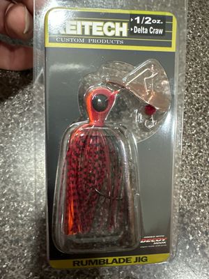 Keitech Rumblade (Bladed Jig) Dela Craw 1/2oz. New In Packages