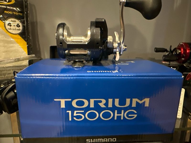 Shimano Torium 1500HG Saltwater Conventional Reel. 6.3:1. 500yds 20lb Braid, 320 Yards 30lb Brsid. New In Boxes