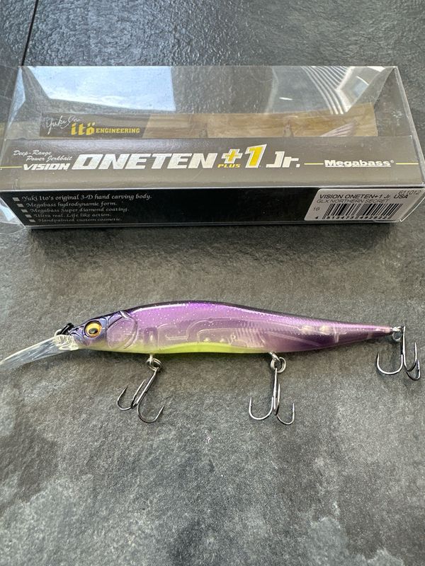 Megabass Vision Oneten+1 Jr. #18 GLX Northern Secret 98mm 3/8oz Suspend Type 7.5ft