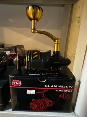 SALE PRICED: Penn Slammer IV 5500 Bailless SLAIV 5500BLS Saltwater Spinning Reel. Brand New In Box