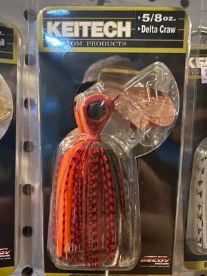 Keitech Rumblade Jig. 5/8oz Delta Craw. Exact Bait In Pics