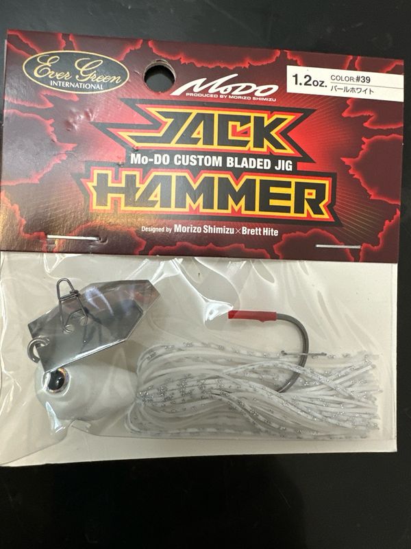Evergreen Jack Hammer BIG 1.2oz #39 Pearl White. NIP