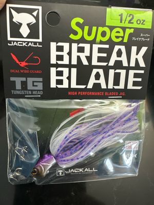 Jackall Super Break Blade 1/2oz Clear Wakasagi