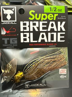 Jackall Super Break Blade TG 1/2oz Hologram Gold Bladed Jig