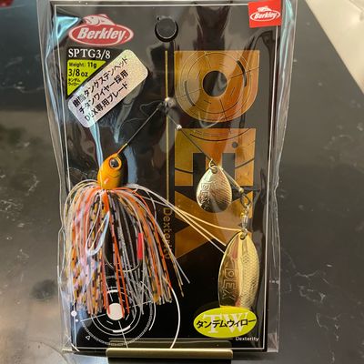 Berkley Dex Tungsten/Titanium Spinnerbaits 3/8 oz Matt Kinkuro TW