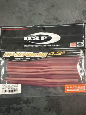 OSP HP 3D Wacky 4.3inch TW204 Manma Mimizu 9baits/pack