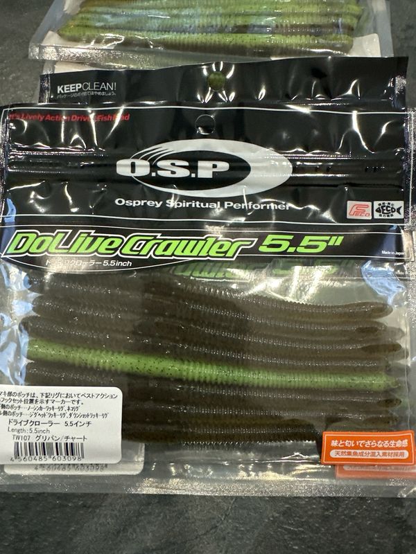 OSP DoLive Crawler 5.5inch TW107 8baits/pack