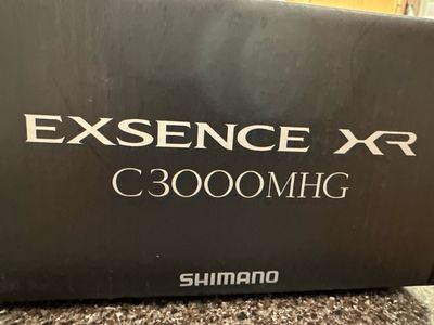 Shimano Exsence XR C3000MHG JDM Spinning Reel MGL. 6.0:1 6.5oz, 20lb Drag, 35IPT. MGL Rotor, New In Box.