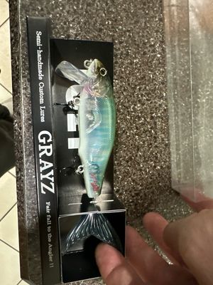 Grayz Jolt (Plate) Rare JDM Semi-Handmade Fabulous Wakebait, Great Color #12 Bluegill. 14cm, 24g (5.5” Approx 7/8 Oz) NIB