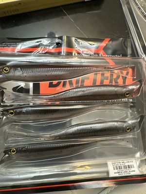 Jackall Drift Fry Mellow 5.2” New Color Numeri Smoke Shad (Slimy Smoke Shad) HOT Tournament Bait!