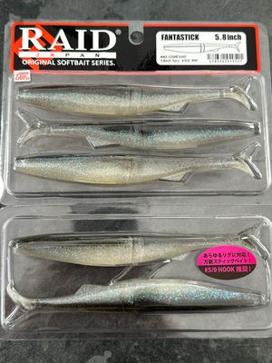 Raid Japan Fantastick 5.8inch #063 Cosme Shad 5pcs/pack
