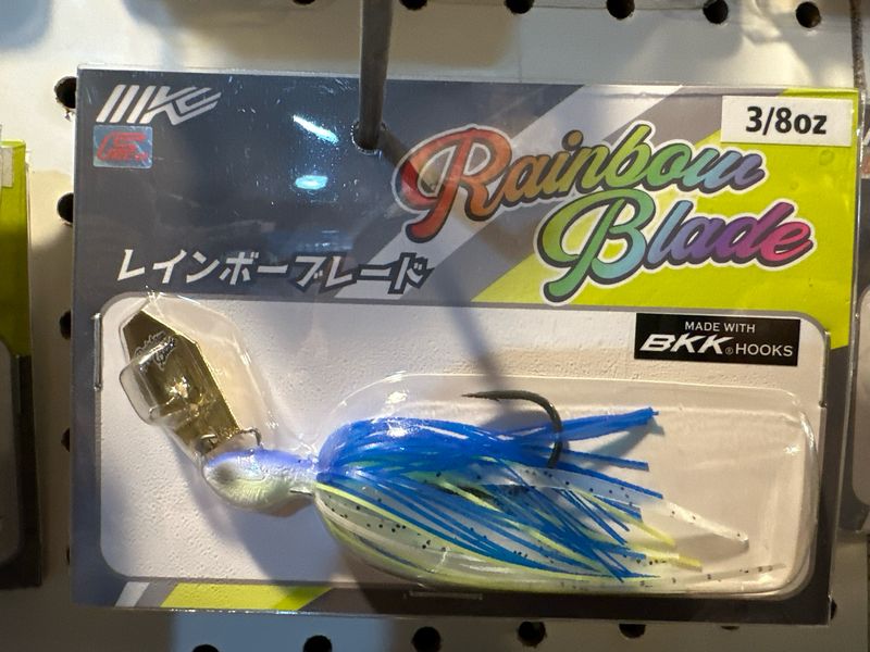 Imakatsu Rainbow Blade 3/8oz BRAND NEW JDM Chatter MS-227 American Blue Shad “Glide Eye” Chatter Blade Moves On Top Of Bait