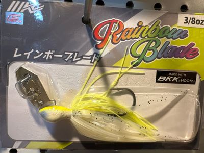 BRAND NEW Imakatsu Rainbow Blade MS-224 With “Glide Eye” (chatter Blade Moves Along Bar On Top Of Bait) Exact Bait In Pics Abv. 3/8 Oz NIP