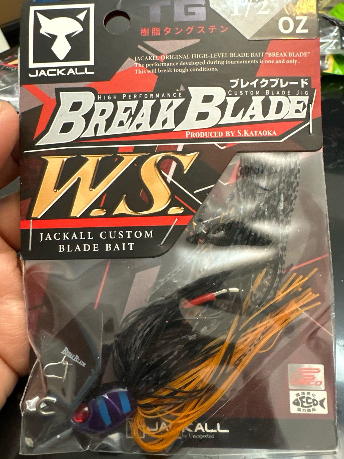 Jackall Break Blade WS TG 1/2oz WS Clogill Custom Blade Bait