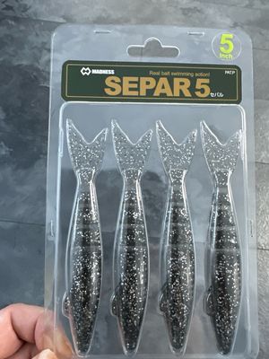 Madness Separ 5 #03 Smoke Silver Glitter. 5inch, MULTI Jointed 4 Per Pack. New In Packages. Maker Of Madness Balaam.