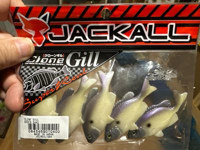 Jackall Clone Gill Green Shad VERY RARE. Great Drop Shot Baits. Exact Bait In Pictures.