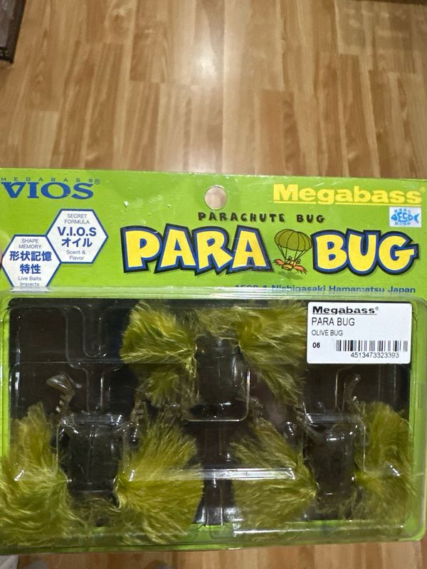 Megabass Para Bud Olive Bug. VERY Hard To Find. JDM Topwater. NIP