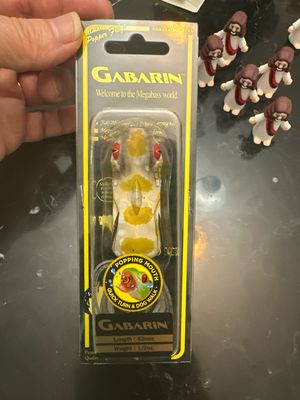 Megabass Gabarin 63mm 1/2oz NEW Topwater Frog WHITE PYTHON. NIP