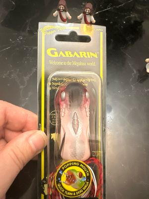 Megabass Gabarin NEW JDM Topwater Frog. White Peach. 63mm 1/2oz. Popper Mouth, Quick Turn &amp; Dog Walk