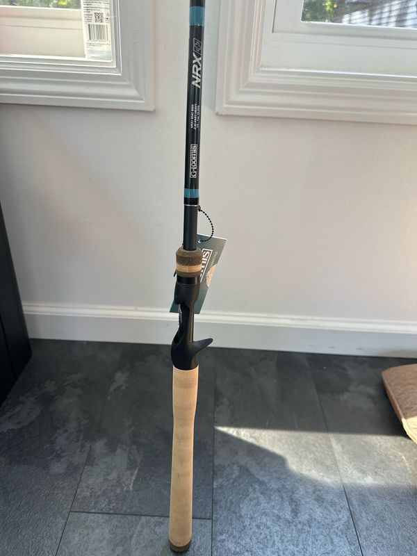 G Loomis NRX+ Casting Rod. 904C MBR 7’6”, Heavy, Fast New With Tags. Always Shipped VERY Safely And VERY Quickly (by Next Business Morning). 1/4 - 1oz Lure, 12-20lb Line Rating.