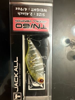 Jackall TN60 Vibration RARE, Hard To Find Color White Tiger. NIP