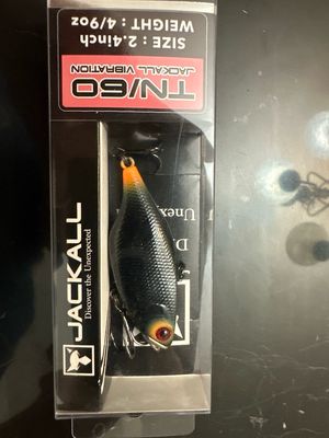 Jackall TN60 Vibration RARE, Hard To Find Color Black Market. NIP