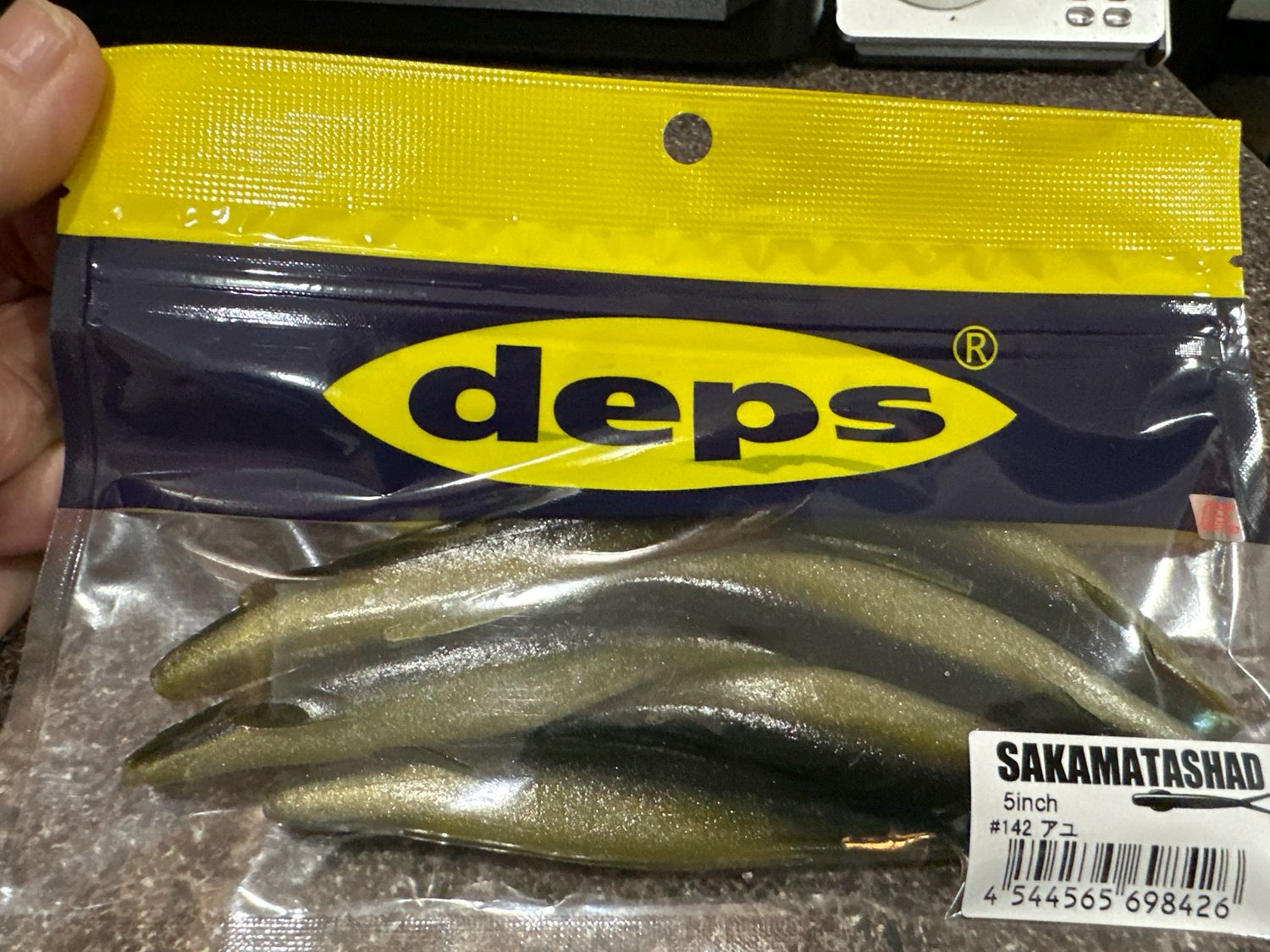 Deps Sakamata Shad 5” #142 Ayu. Hot JDM Softbait, NIP