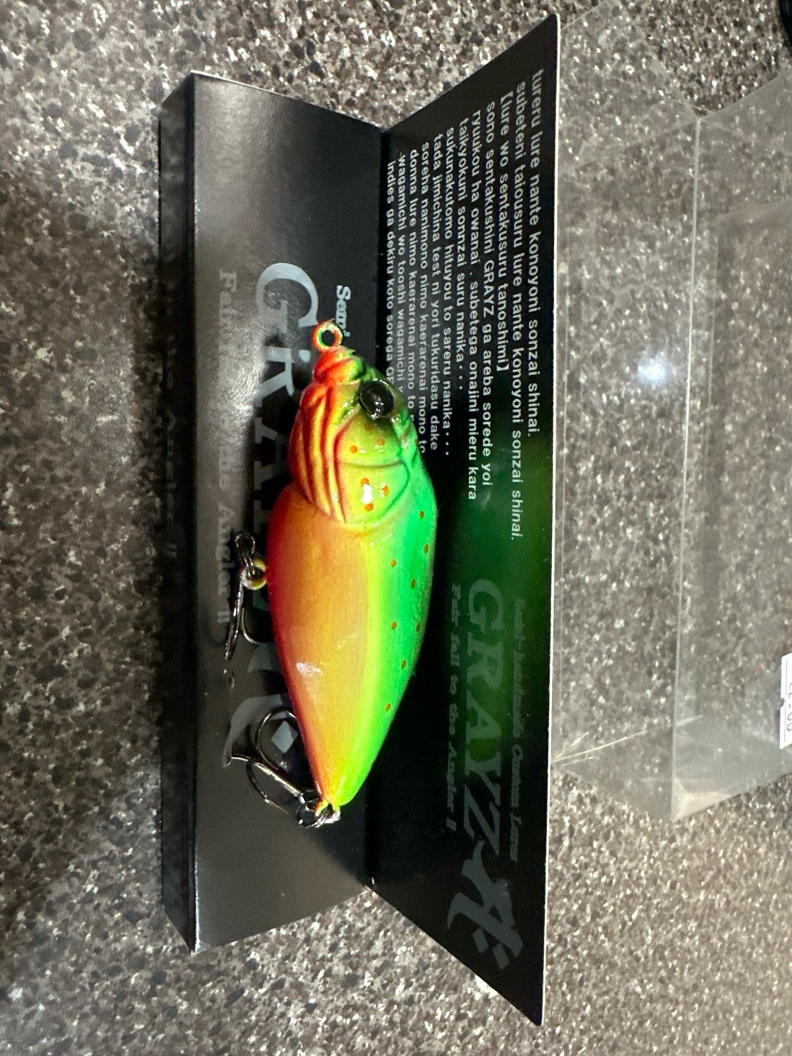 Grayz Maada Gorgeous &amp; RARE JDM Topwater. Unique Shaped Pencil Bait. 7cm, 12g. 2.75” Approx 7/16oz. Exact Bait In Pics.