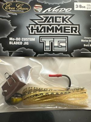 EverGreen Jackhammer Jack Hammer TG 3/8oz #50 G Flash Bladed Jig