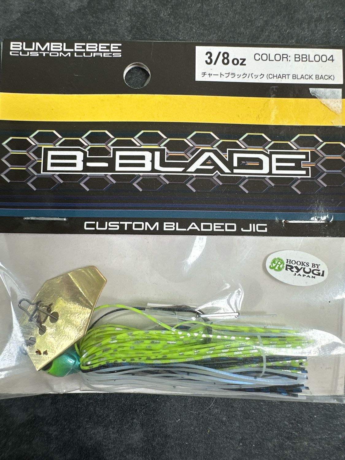 Bumblebee B-Blade VERY Hard To Find Discontinued JDM Chatter. 3/8oz Chart Black Back