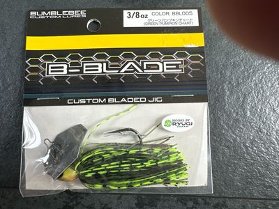 Bumblebee B-Blade JDM Chatter VERY Hard To Find. 3/8oz Green Pumpkin Chart. 3/8oz