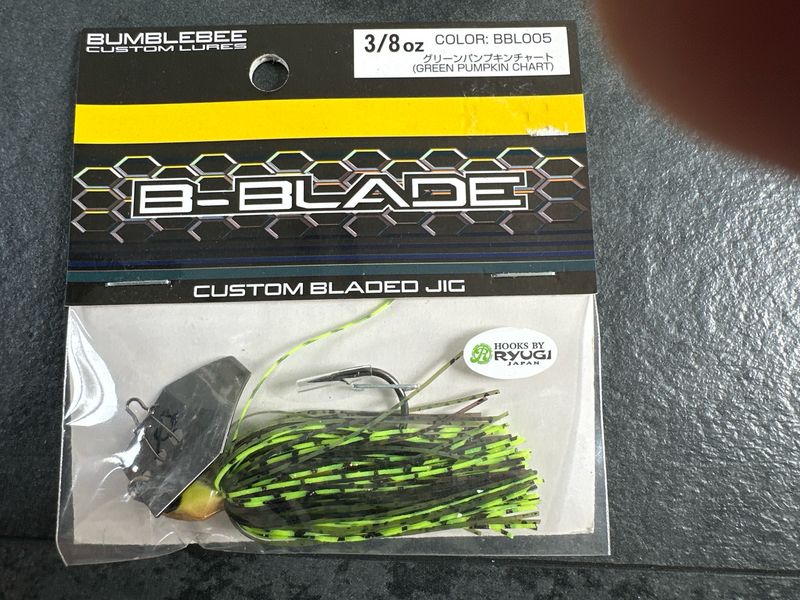 Bumblebee B-Blade JDM Chatter VERY Hard To Find. 3/8oz Green Pumpkin Chart. 3/8oz