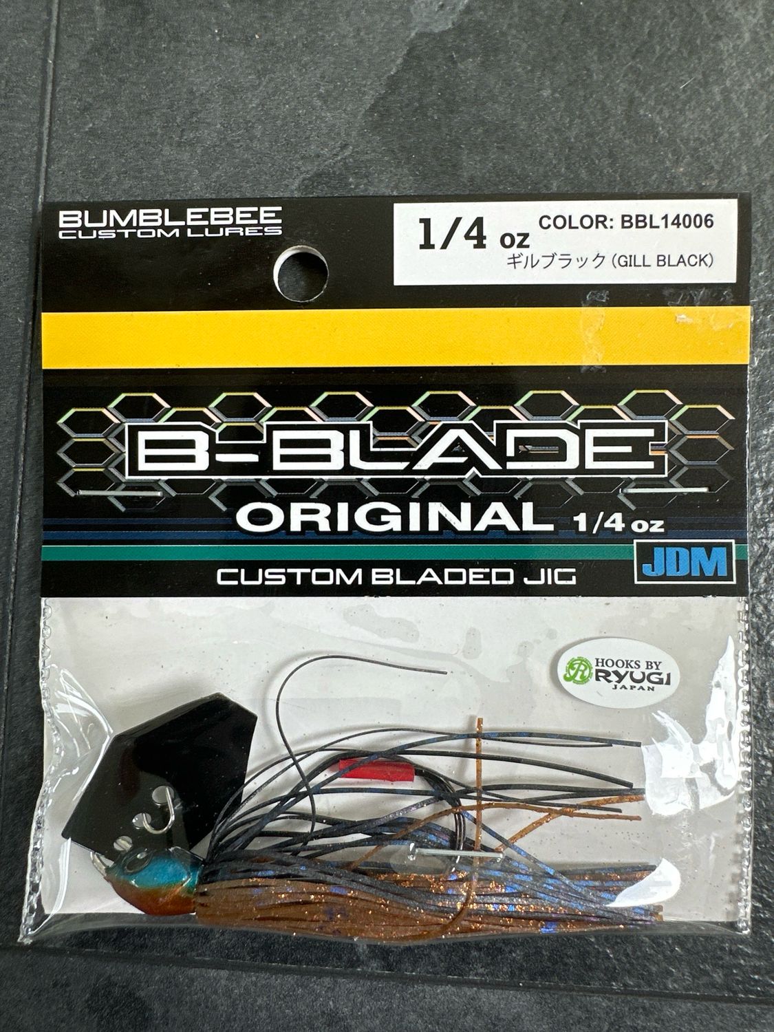Bumblebee B-Blade JDM Chatter. Discontinued, So Hard To Find. 1/4oz Gill Black