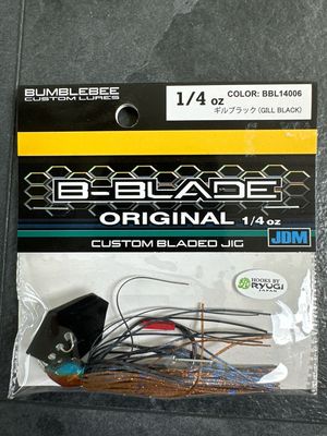 Bumblebee B-Blade JDM Chatter. Discontinued, So Hard To Find. 1/4oz Gill Black