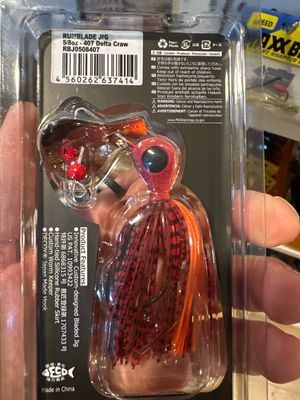 Keitech Rumblade Jig. 5/8oz Delta Craw. Exact Bait In Pics
