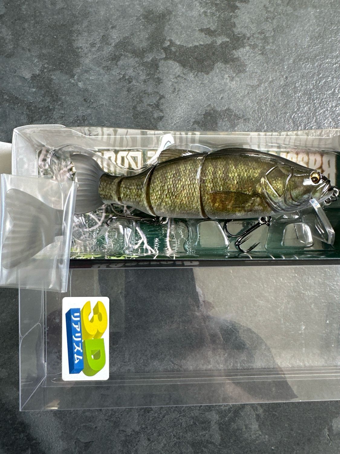 Imakatsu Bassroid Jr Triple Double #523 River Small, 5.6” 1.6oz, Slow Float 0-3’ JDM Swimbait.