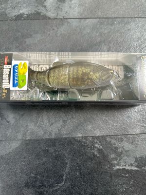 Imakatsu Bassroid Jr Triple Double #523 River Small, 5.6” 1.6oz, Slow Float 0-3’ JDM Swimbait.