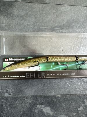 Megabass Eeler Snake Head. 9.4” 1oz, JDM Slim Jointed Crawler Bait. Fabulous &amp; Hard To Find Color. S Swimming Action With Steady Retrieve, Max 3’ Depth. New In Box