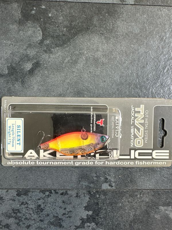 Jackall TN70 Lake Police VERY RARE And Killer Color FP Fire Chart. 70mm 17g Silent (approx 2.7” .6oz). NIB