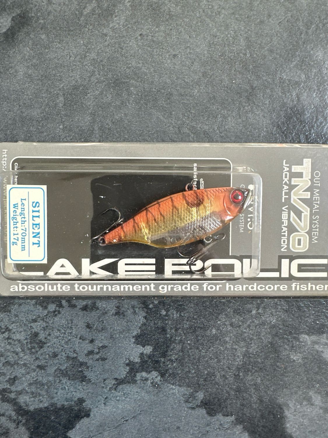 Jackall TN70 Silent Lake Police VERY RARE Color FP COPPER TIGER. 70mm 17g, 2.75”, .6oz. NIB