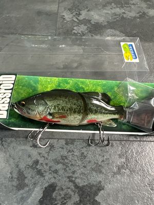 Imakatsu SG Plus Bassroid Nonkee #570 Bleeding Bass. 6.8” 3oz Class. Slow Floating JDM Swimbait. NIB