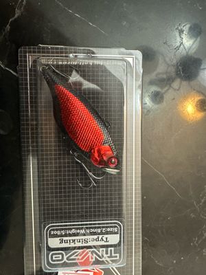 Jackall TN70 SC Black Red 2.8” 5/8oz. VERY Hard To Find Australia Color. New In Package