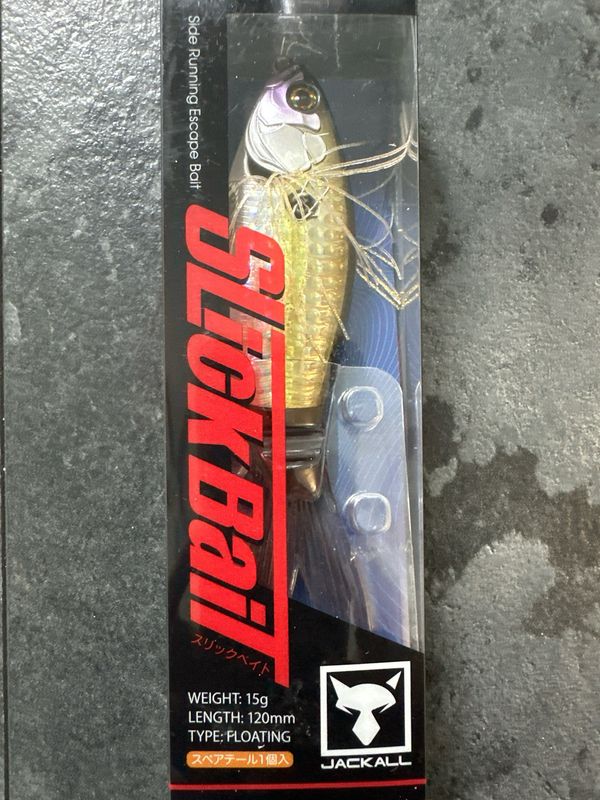 NEW Jackall Slick Bait Threadfin Shad, JDM Escape Bait, .53oz (15g), 4.72” (120mm) New In Package