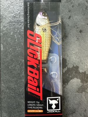 NEW Jackall Slick Bait Threadfin Shad, JDM Escape Bait, .53oz (15g), 4.72” (120mm) New In Package