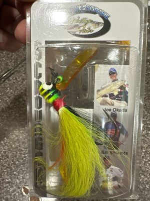 Luck E Strike 1/4oz Firetiger Bucktail Jig. NIP