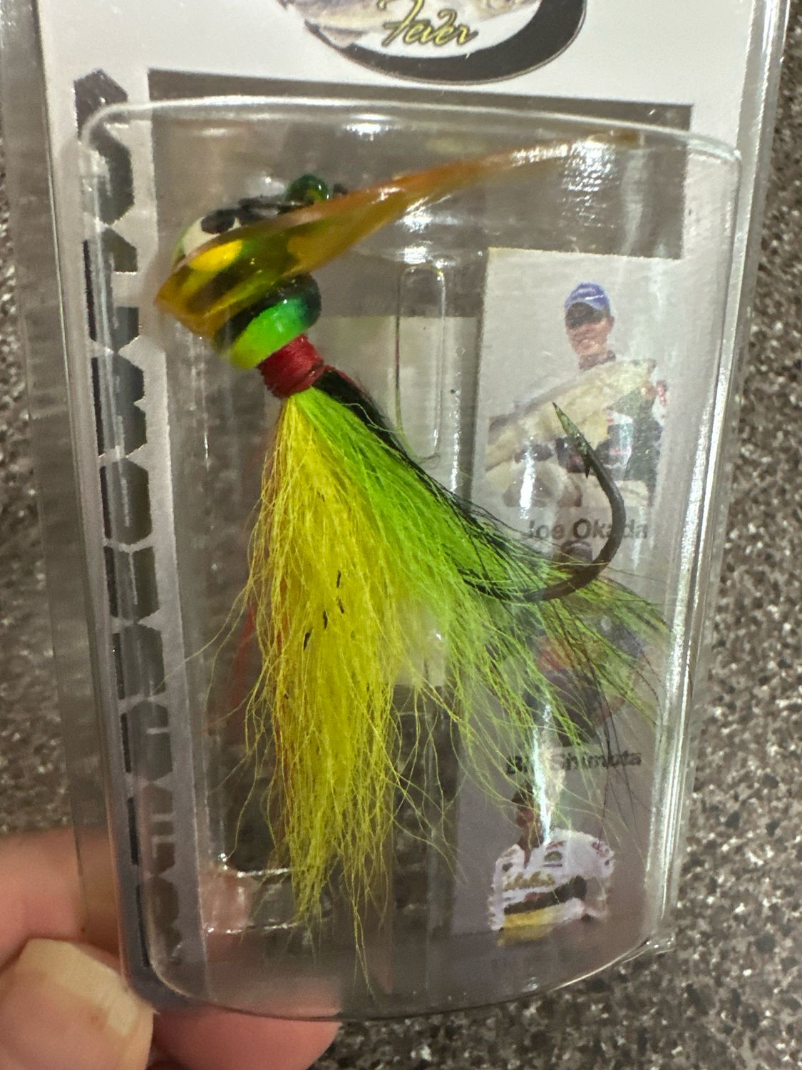 Luck E Strike 3/8oz Firetiger Bucktail Jig. NIP