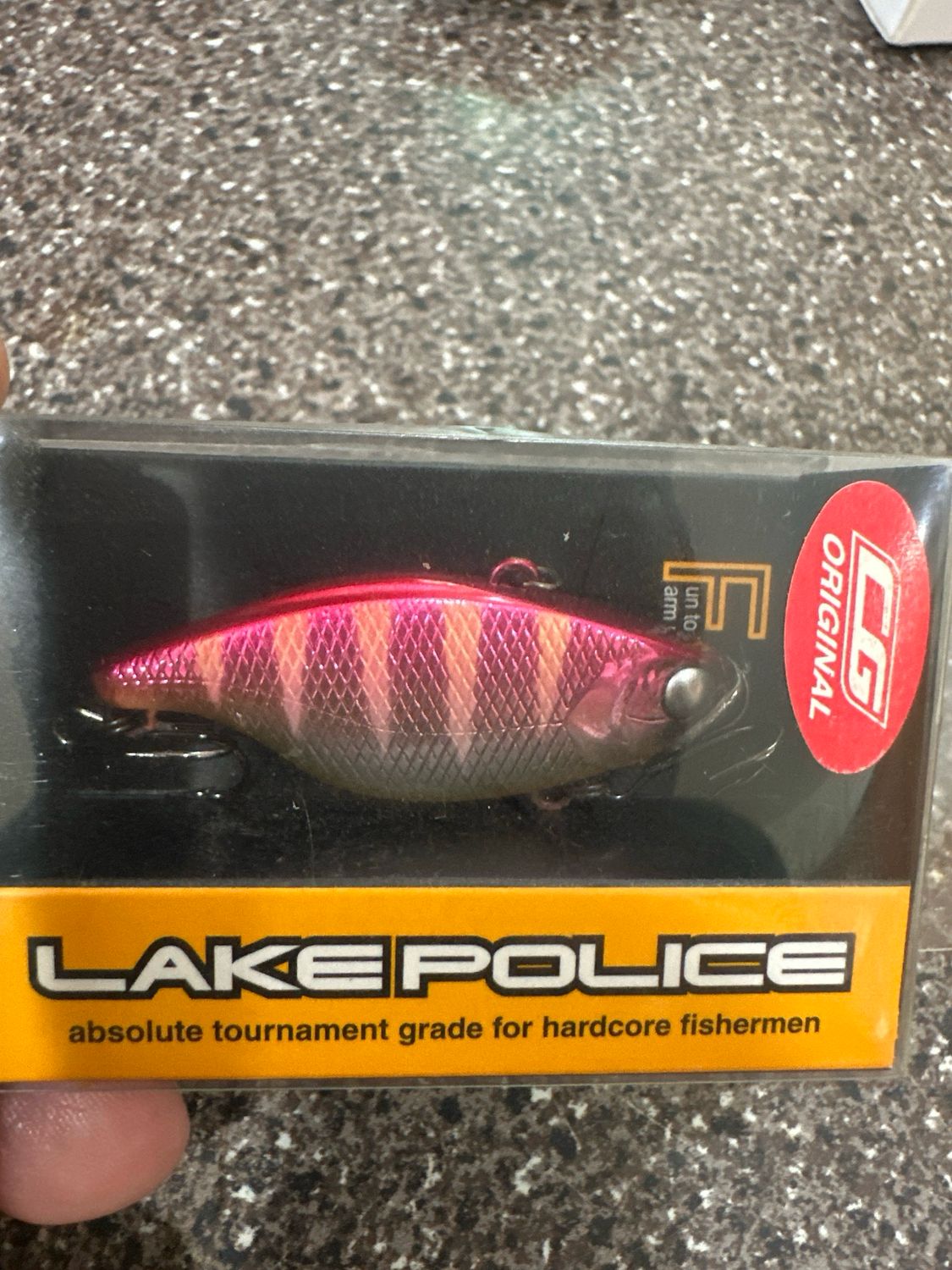 Jackall Lake Police TN50 Very Rare Color Raspberry Tiger 2” 5-16oz. NIP